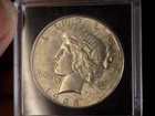 PEACE SILVER DOLLAR 1923 S NICE FROSTY AU/BU BETTER DATE 90% SILVER DOLLAR