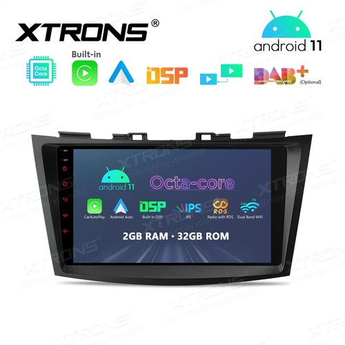 AUTORADIO ANDROID 11 STEREO AUTO PER SUZUKI SWIFT ERTIGA 2011-2017 CARPLAY GPS - Foto 3 di 11