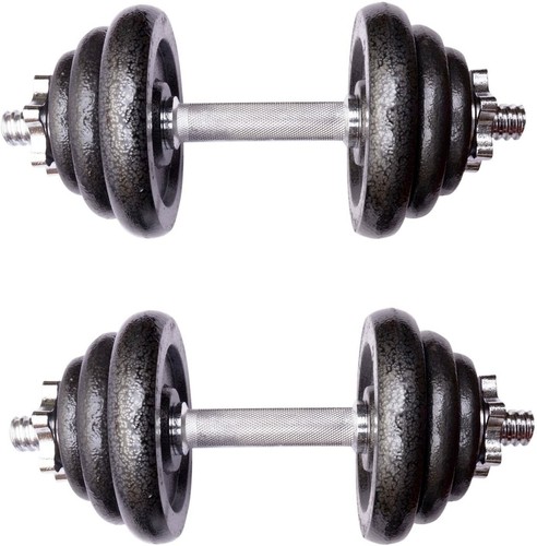Kemket Cast Iron Dumbbell Set Adjustable Dumbbell Set Fitness Training Home Gym - Picture 17 of 17
