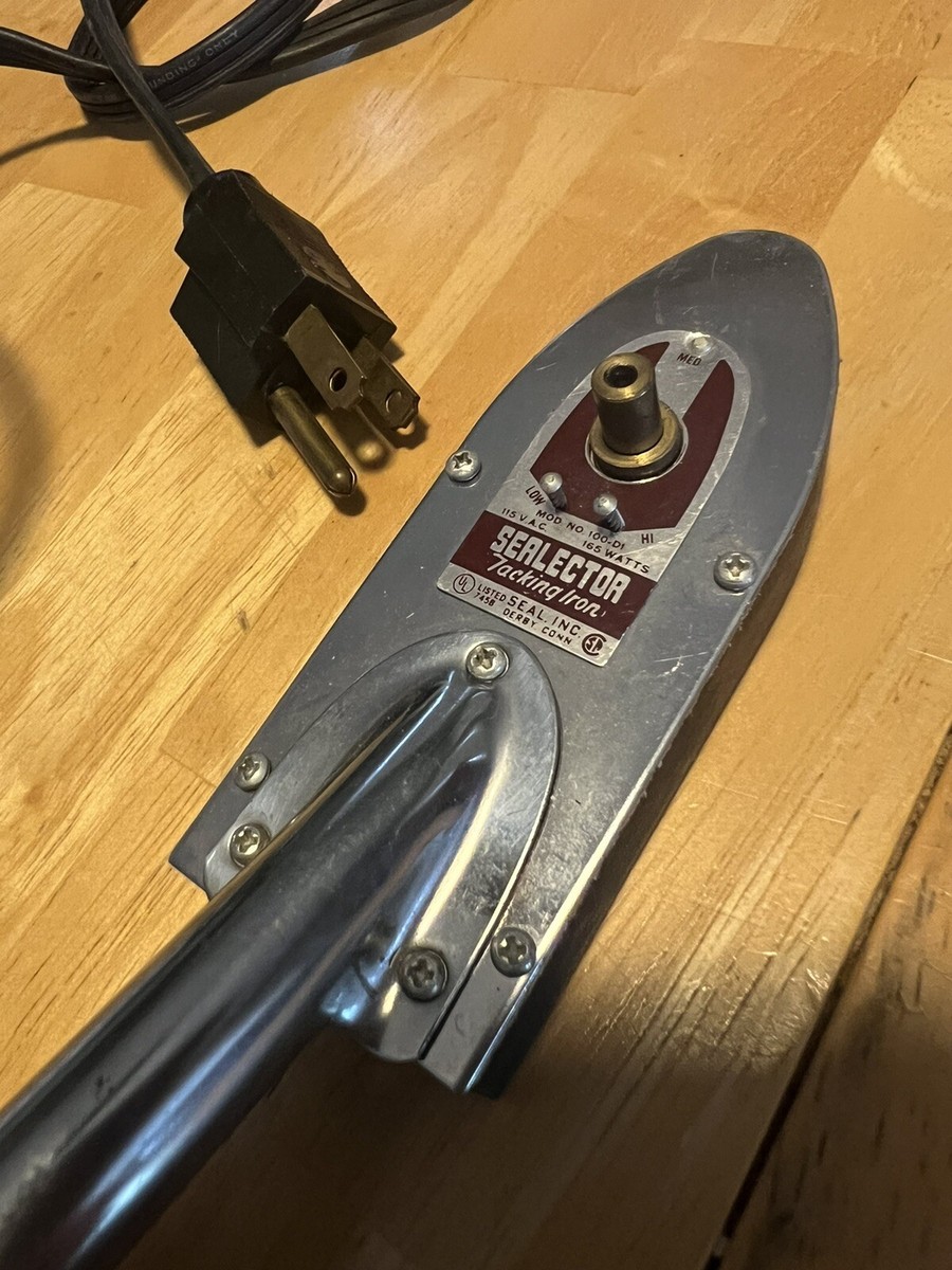 Sealector Tacking Iron Adjustable Heat Setting for Veneer | eBay