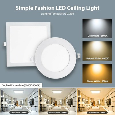 10 x LED EinbauSpot Strahler Panel Decken Wandleuchte Deckenleuchte