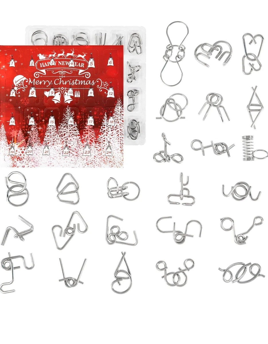Brain Teaser Puzzle Advent Calendar 2023,24 Days of Surprise Christmas  Countdown | eBay
