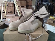 New In Box Hot Weather Belleville Army BOOTS Flame Resistant Tan Size 16 Regular