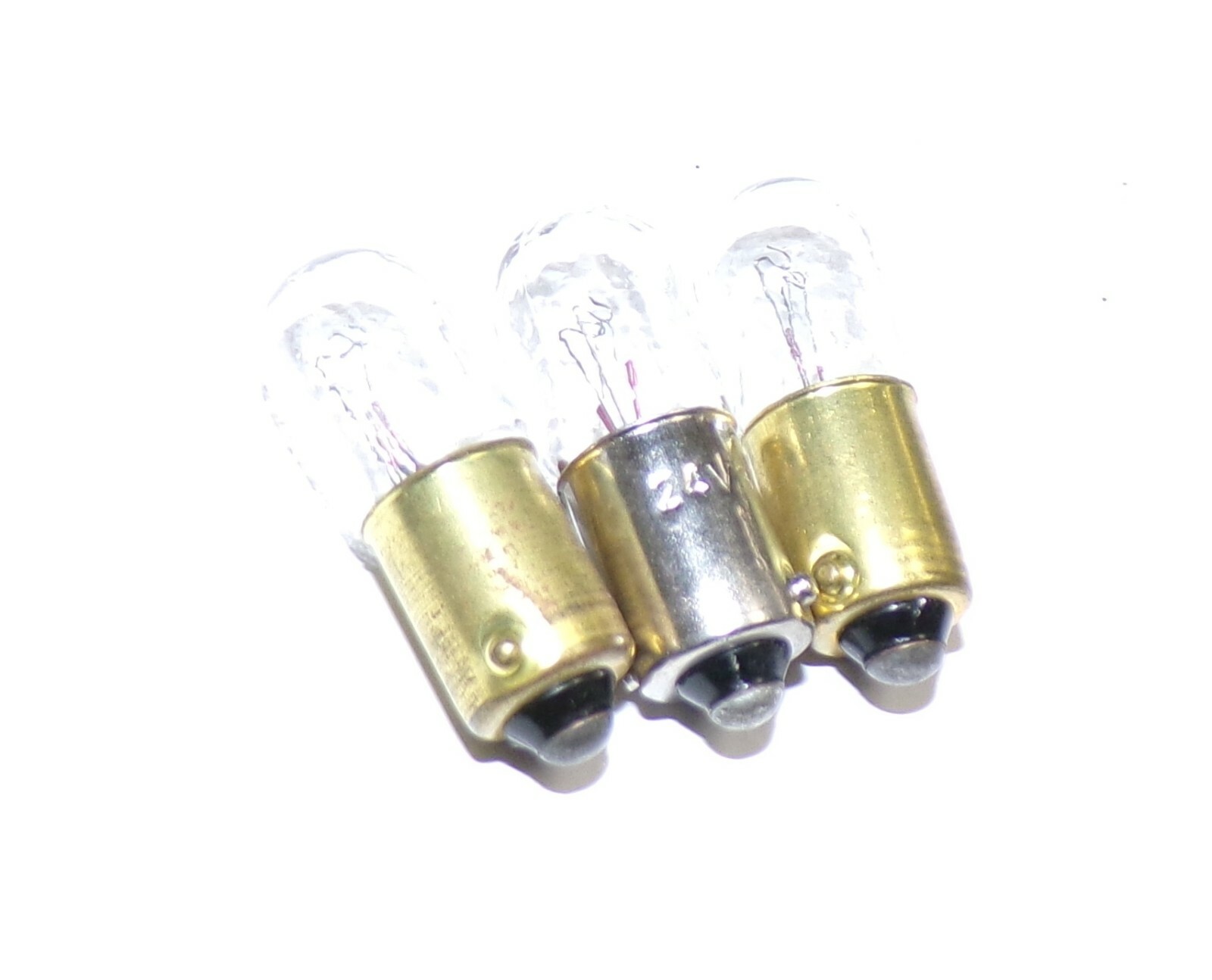 LUMA PRO, MINI INCANDESCENT LIGHT BULBS, 4VDY2, 24VMB, OAL 13/16, LOT