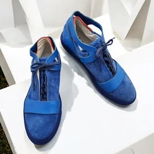 Erik Bjerkesjö x Del Toro Cross Trainer Men's SZ 13 Leather Suede Sneaker Italy