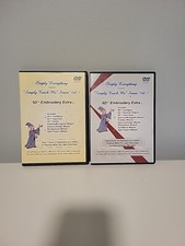 "Simply Teach Me" Series Vol. 1: 5D 6D Embroidery Extra, Disk #1 & #2  (DVD-ROM)