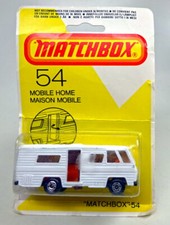 Matchbox Superfast Nr.54D Mobile Home weiß in Blisterpackung