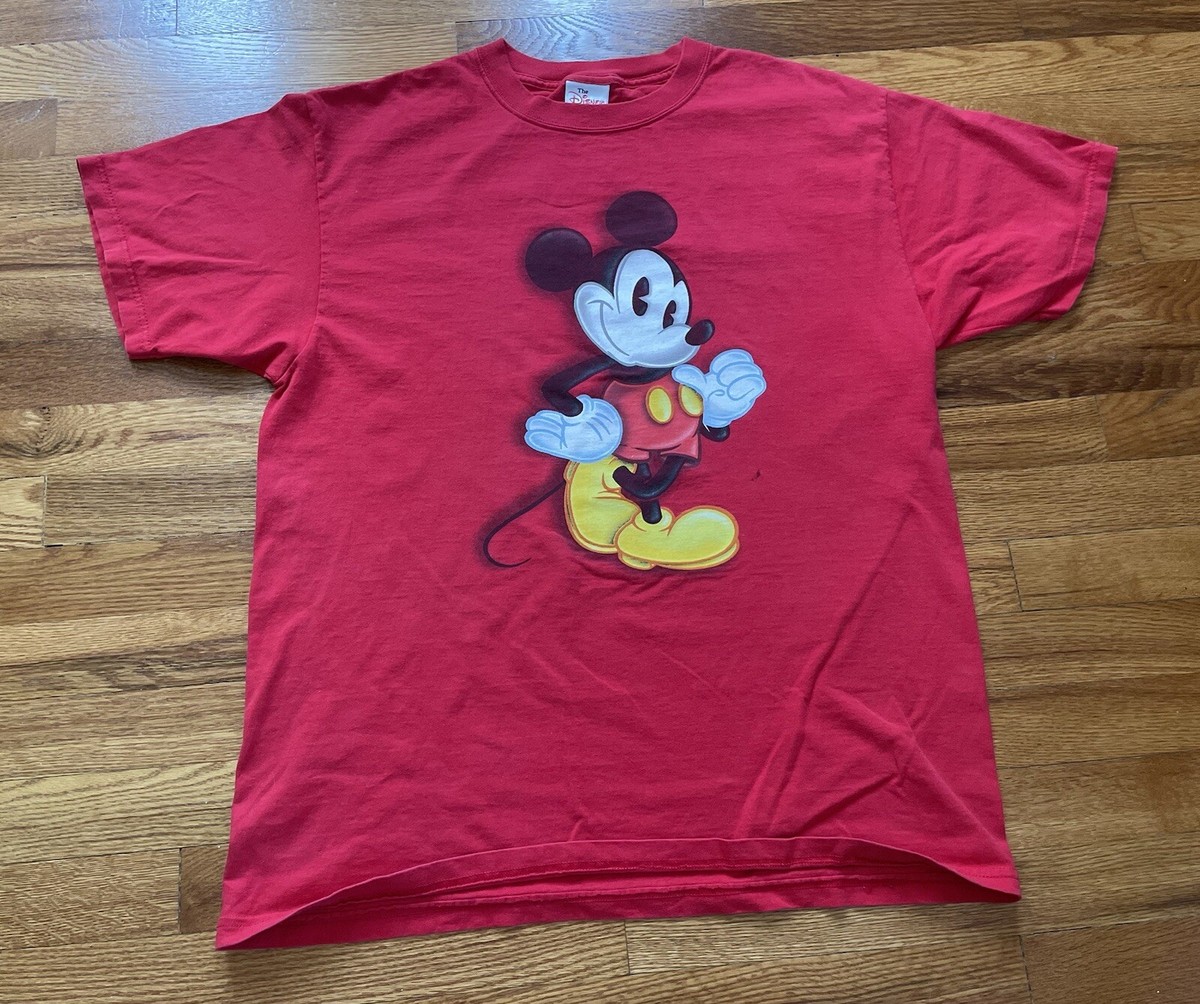 90s Mickey Mouse Vintage Disney Store T-shirt Rare Disneyland 