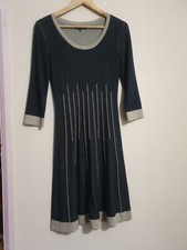 Nine West Small Black Dress 3/4 Sleeve