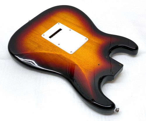 OEM Fender Squier STRAT BODY w/ 2-POINT TREMOLO 3-Tone Sunburst Guitar Affinity - Picture 16 of 19
