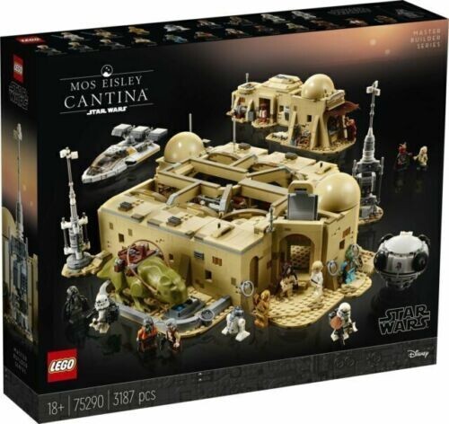 LEGO STAR WARS 75290 MBS MOS EISLEY CANTINA 100% COMPLETE + BOX