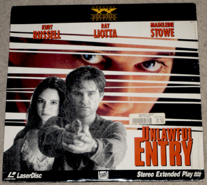 Kurt Russell Unlawful Entry Ray Liotta Madeline Stowe Laserdisc Ld Ntsc Ebay