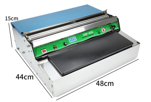 220V Elektrische Heizung Kunststofffolie Versiegelungsmaschine Obstballenpresse Lebensmittelverpackung 45CM - Bild 2 von 7