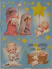 Star of Wonder Star of Light Holiday Window Cling