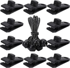 Tarp Clips Heavy Duty Lock Grip, 20 Pack Tarp Clamps, Shade Cloth Clips Fastener