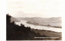 RPPC New Martinsville West Virgina Ohio River Vintage Postcard C. 1945
