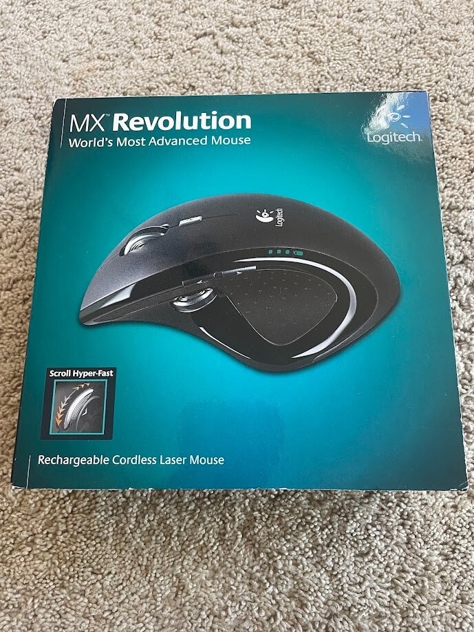 【新品未開封】 Logicool MX Revolution MX-R Amazon.com: Logitech MX Revolution Cordless Laser Mouse