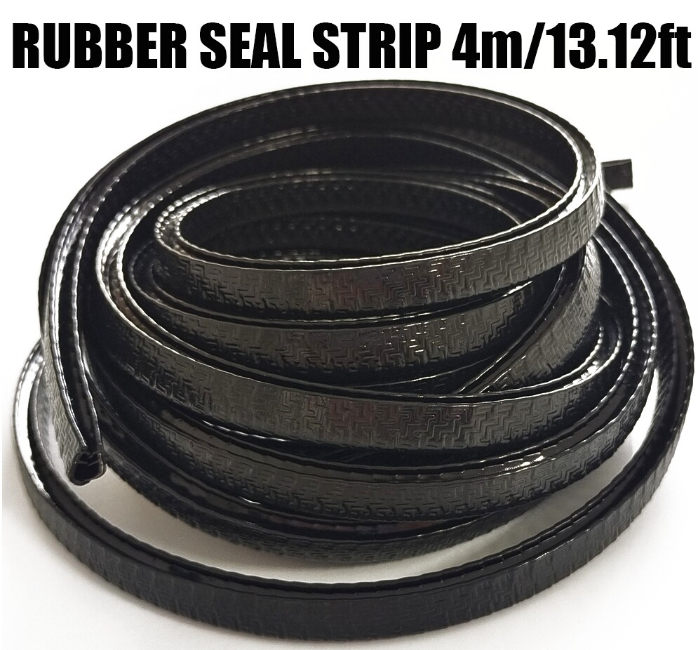 13.1ft U Shape Edge Trim Seal Strips Protector Car Door Guards Rubber Protection