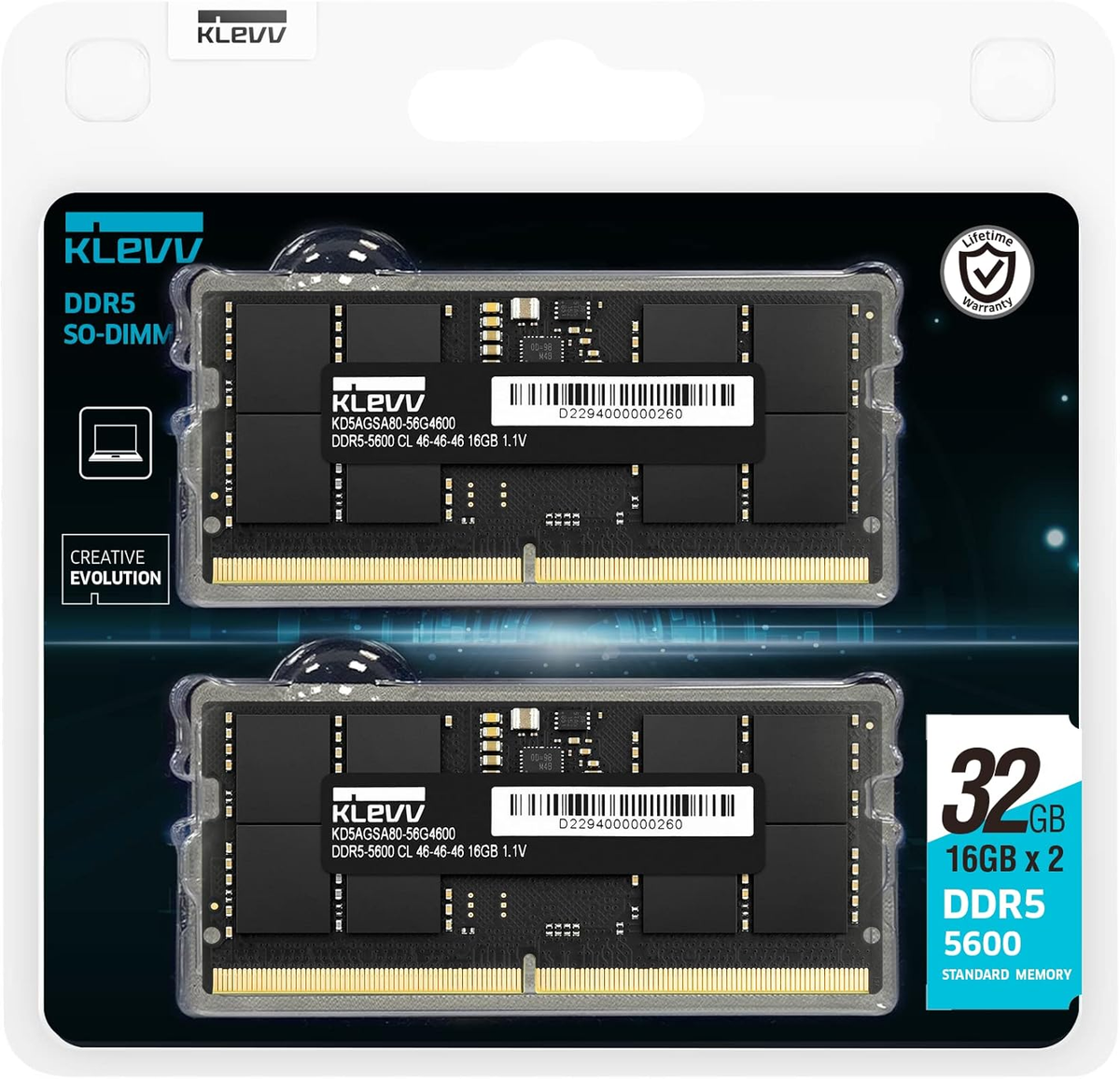 SK hynix DDR5-5600 SODIMM 16GB×2 32GB s-l1200.jpg