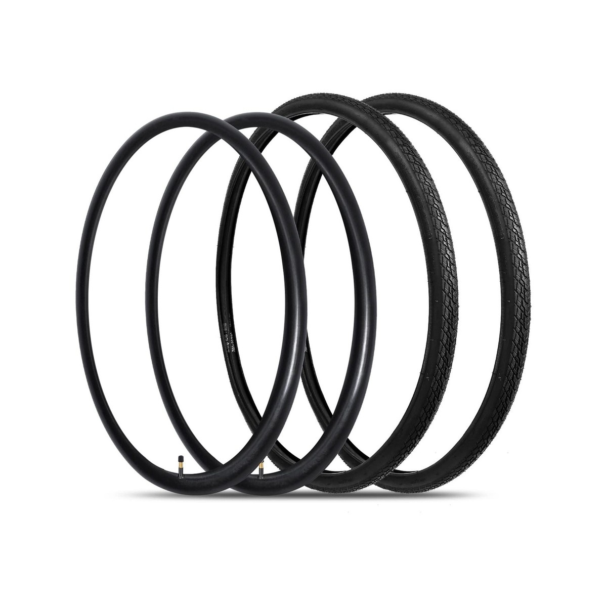 2-Pack 700C Road Bike Tires 700 x 38C (38-622) Plus 2 Pack