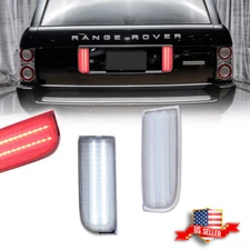 2x Clear LED Rear Tailgate Reverse Backup Lights For Land Rover Range Rover L322