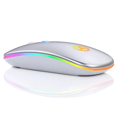 2.4GHz Wireless Optical Mouse USB Rechargeable RGB Cordless Mice For PC Laptop - Picture 12 of 15
