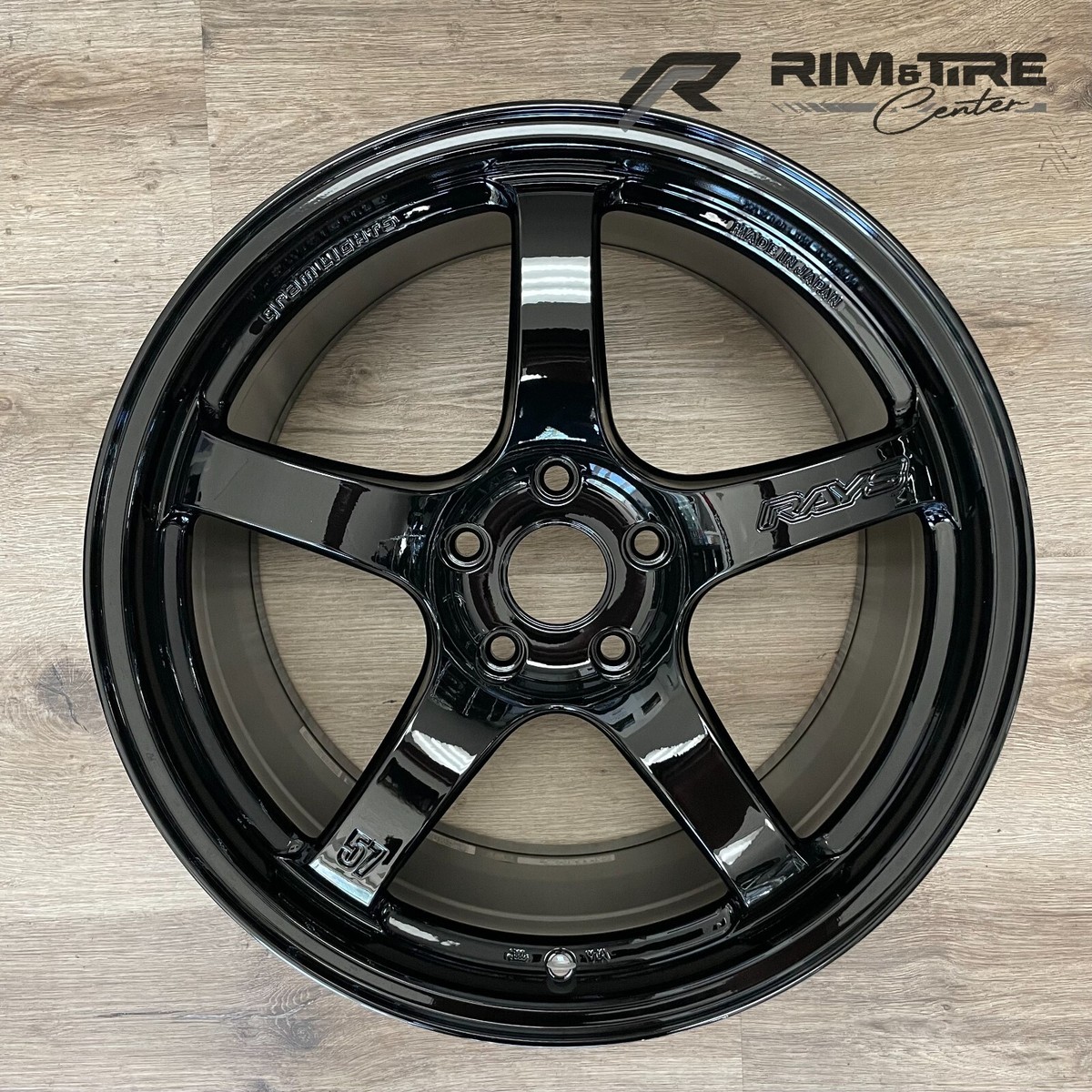 Rays Gram Lights 57CR 18x9.5 +38 5x120 Glossy Black (Set of 4
