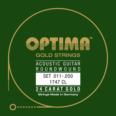 Optima 24K Gold Acoustic Strings 11-50