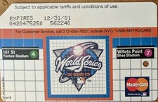 2000 Subway Series, World Series, Rare NYC ME...
