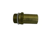 Rochester 4 BBL Quadrajet Fuel Inlet Fitting 7/8"X 20 Male 5/8"X18 Female x 2" L