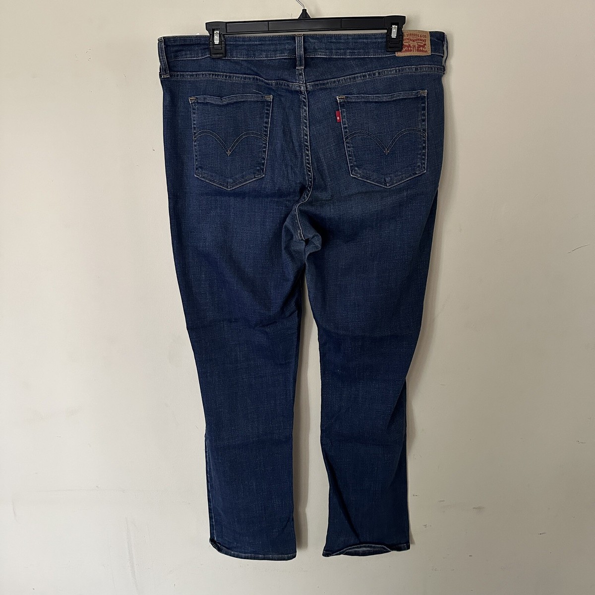 Levi's 414 Jeans Womens 20W Classic Straight Stretch Mid