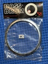 Holz Snapperz 6" Chrome Bass Drum Head Protector BD o’s