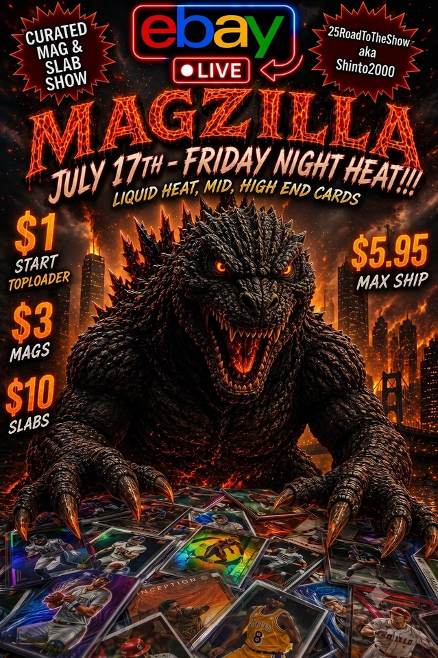 🔥CURATED MAGZILLA HEAT🔥 - $1 $3 $5 Start Singles - FRI July 17th