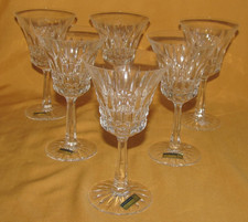 Série de 6 verres à vin cristal taillé de Villeroy et Boch service Royal 14,5 cm