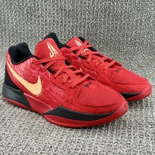 Nike JA 2 Nightmare Red Black Gold Sneakers IB7249-600 Youth Size 7Y Women's 8.5