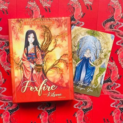 Foxfire: The Kitsune Oracle Cards Deck Lucy Cavendish Blue Angel