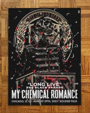 My Chemical Romance Augst 29th 2025 Soldier Field Chicago IL Poster