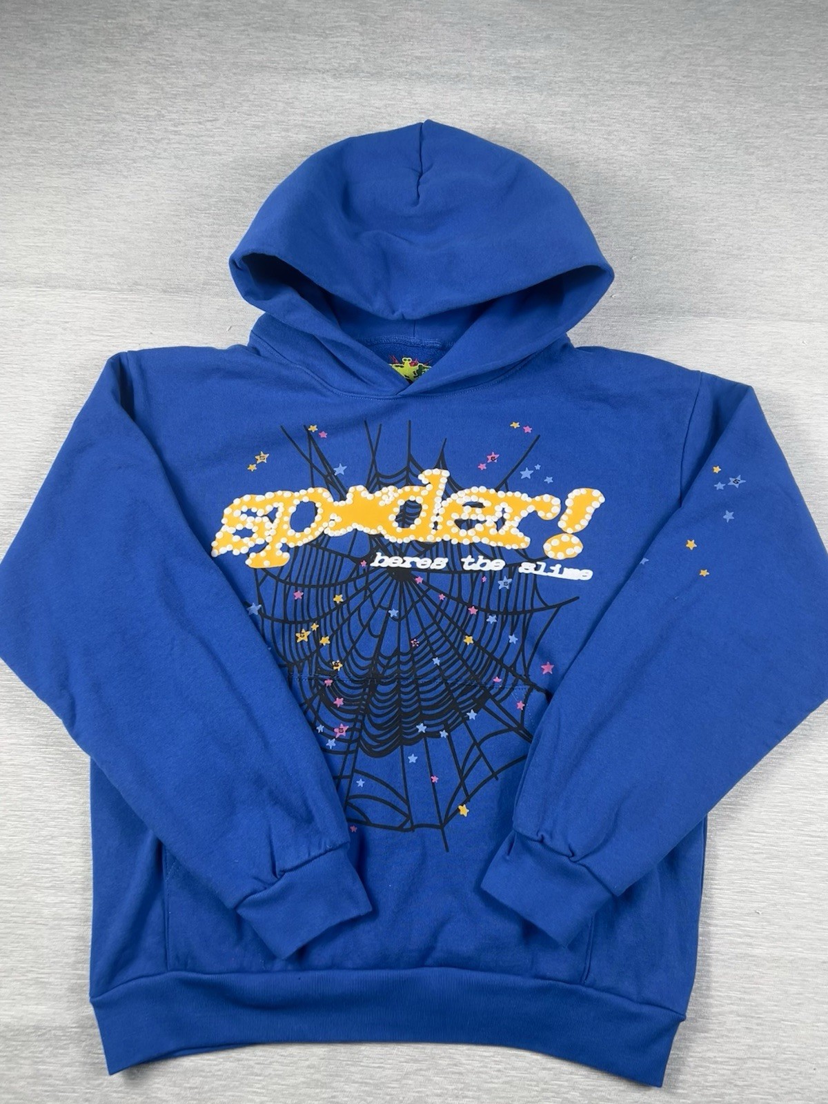 SP5DER Sp5der Hoodie 'TC Blue' Size Medium