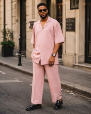 Men's Luxury African Kaftan Shirt Designer Senator Wear. Men 2-Piece