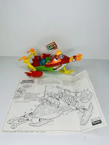 1994 TMNT Playmates Pizza Skimmin’ Jetboat Vehicle Near Complete Vintage Rare!
