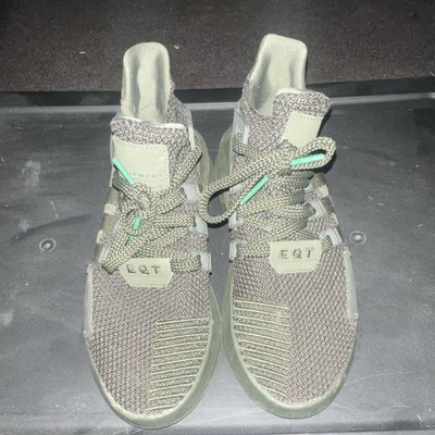 adidas EQT Equipment Green Knit Mid Top Men's Athletic Sneakers AC8410