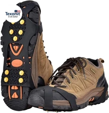 Ice Snow Grips over Shoe/Boot Traction Cleat Spikes anti Slip Footwear