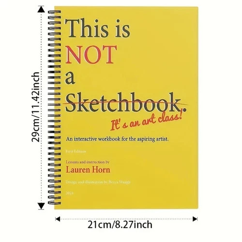 This is Not a Sketchbook Cross-Border Bestseller Interactive Drawing & Coloring image 4