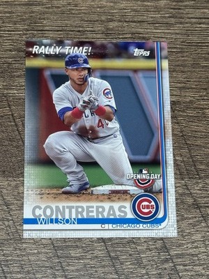 2019 Topps Opening Day Willson Contreras Rally Time SSP Cubs