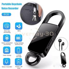 Mini Digital Hidden Spy Audio Voice Activated Recorder MP3 Small Smart Playback