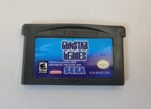Gunstar Super Heroes (Nintendo Game Boy Advance, GBA 2005) Authenitic, Cart Only