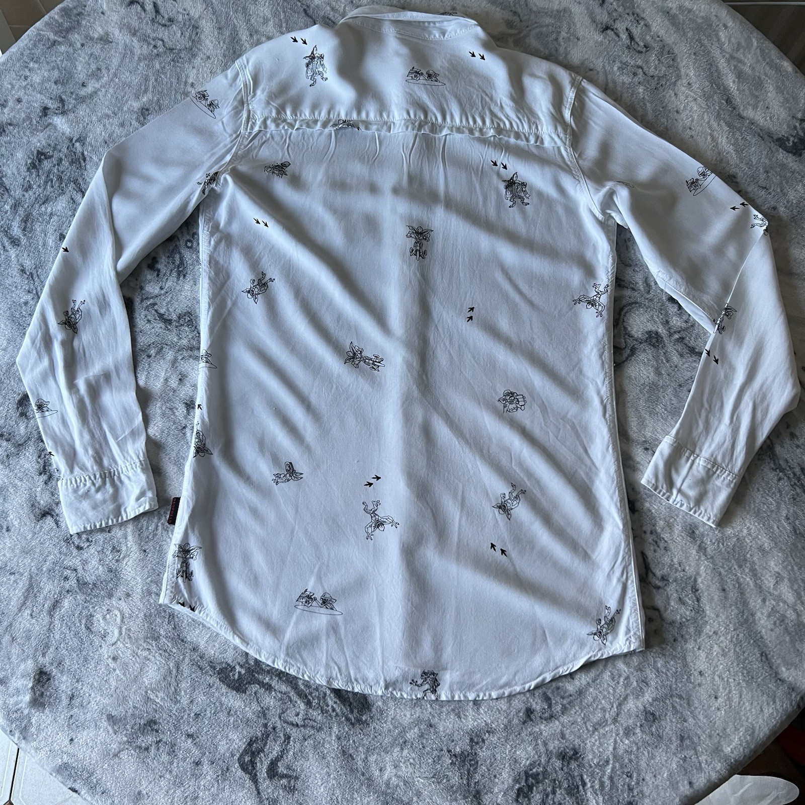 Gremlins X Drop Dead Print Pattern Button Up Shir… - image 13