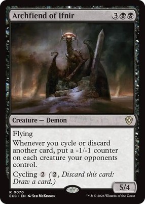 NM - Archfiend of Ifnir [ECC - 70] Commander: Lorwyn Eclipsed