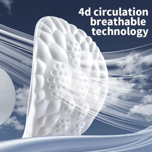 4D Memory Foam Orthotic Insoles for Heel & Plantar Fasciitis Pain Trainer Insole - Picture 5 of 26
