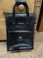 Doc Martens Large Black Leather Kiev Backpack Height 40cms Good Condition